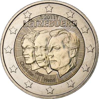 Lussemburgo, 
            
               2 Euro, 
            
               Jean de Luxembourg - Lieutenant-Représentant