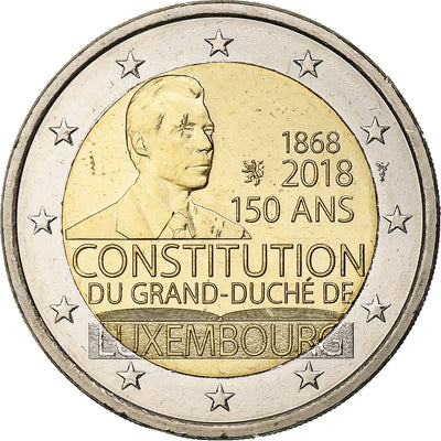 Lussemburgo, 
            
               2 Euro, 
            
               Constitution du Luxembourg