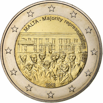 Malta, 
            
               2 Euro, 
            
               Majority Representation