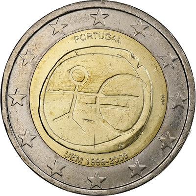 Portogallo, 
            
               2 Euro, 
            
               Union économique et monétaire