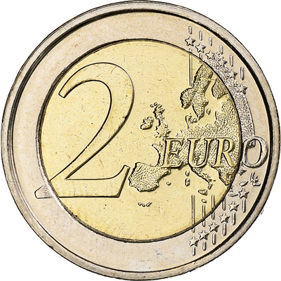 Belgio, 
            
               2 Euro, 
            
               30 ans du drapeau de l'UE