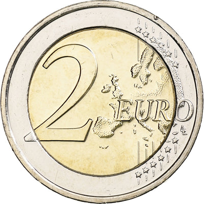 Lussemburgo, 
            
               2 Euro, 
            
               Guillaume III