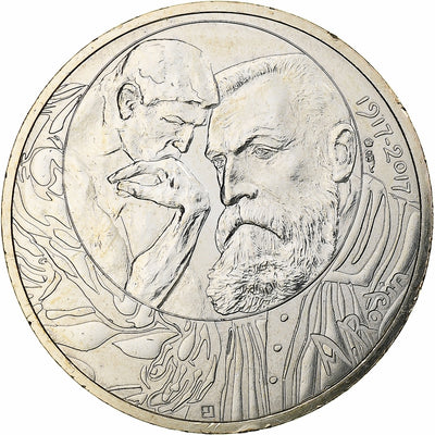 Francia, 
            
               10 Euro, 
            
               Auguste Rodin