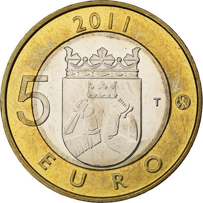 Finlandia, 
            
               5 Euro, 
            
               Provinces - Karelia