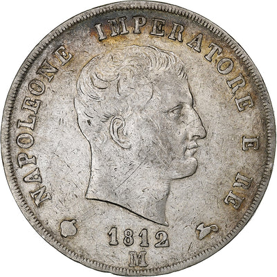 Italia, 
            
               Napoleon I, 
            
               5 Lire