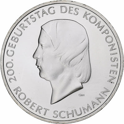 Germania, 
            
               10 Euro, 
            
               Robert Schumann