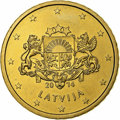 Lettonia, 
            
               50 Centimes, 
            
               2014