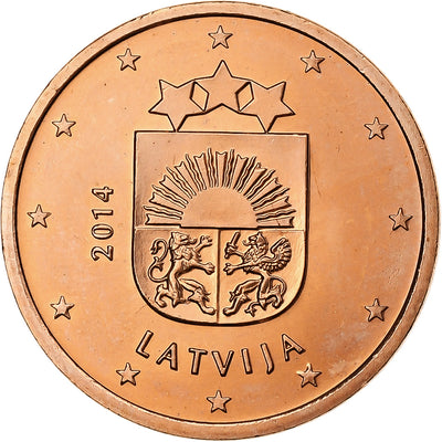 Lettonia, 
            
               5 Centimes, 
            
               2014