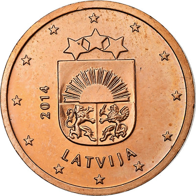 Lettonia, 
            
               2 Centimes, 
            
               2014