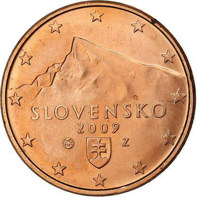 Slovacchia, 
            
               5 Centimes, 
            
               2009