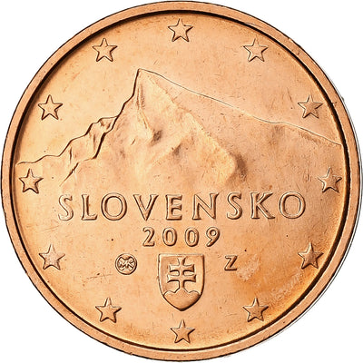 Slovacchia, 
            
               2 Centimes, 
            
               2009