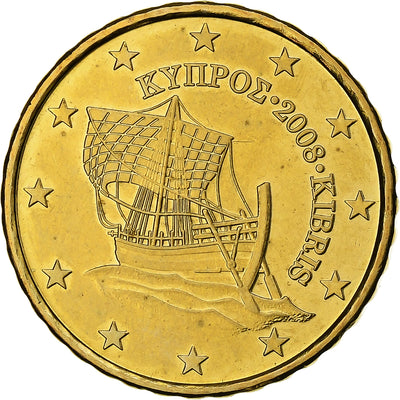 Cipro, 
            
               10 Centimes, 
            
               2008