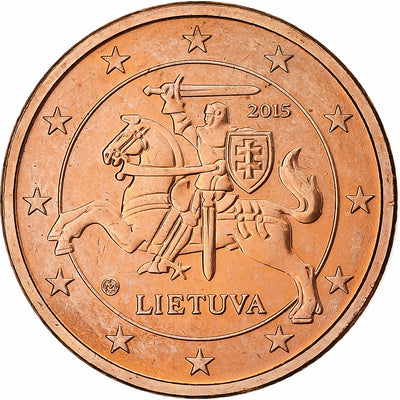 Lituania, 
            
               5 Centimes, 
            
               2015