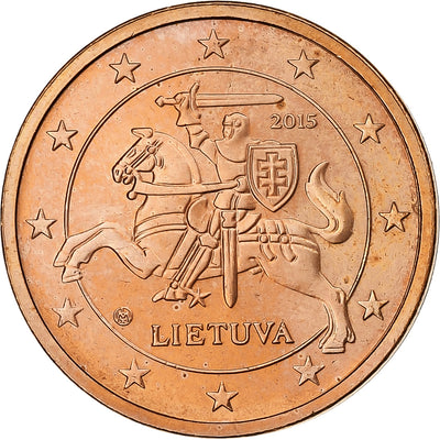 Lituania, 
            
               2 Centimes, 
            
               2015