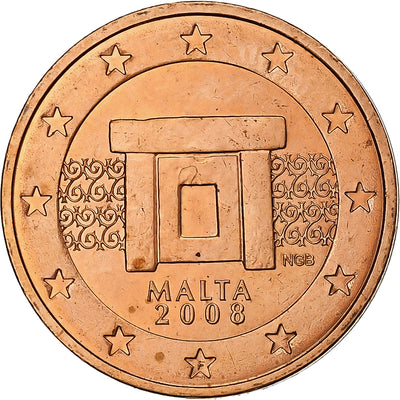 Malta, 
            
               2 Centimes, 
            
               2008