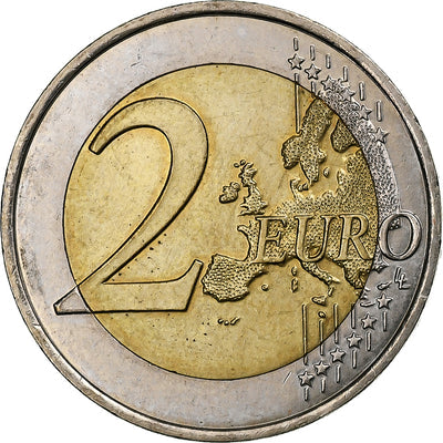 Francia, 
            
               2 Euro, 
            
               bleuet de France