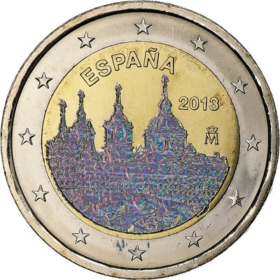 Spagna, 
            
               2 Euro, 
            
               Escurial