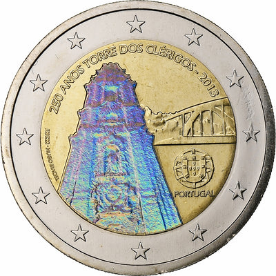 Portogallo, 
            
               2 Euro, 
            
               Porto Clérigos Tower