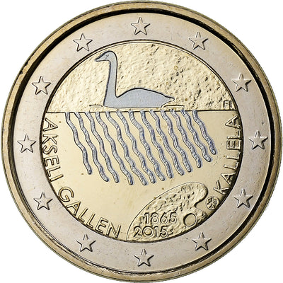 Finlandia, 
            
               2 Euro, 
            
               Akseli Gallen-Kallela