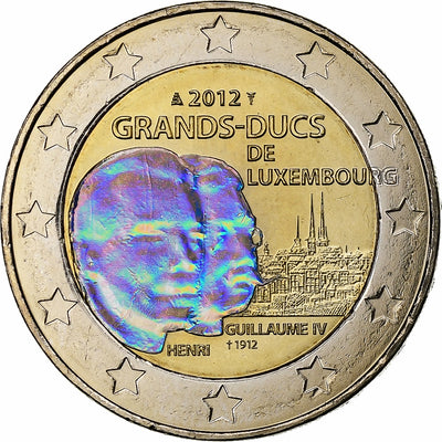 Lussemburgo, 
            
               2 Euro, 
            
               Guillaume IV