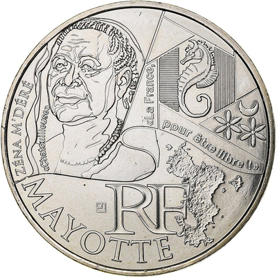 Francia, 
            
               10 Euro, 
            
               Mayotte