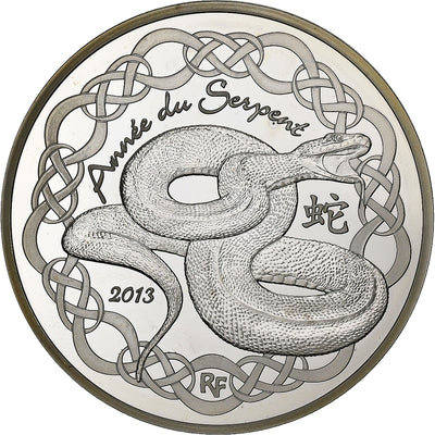 Francia, 
            
               10 Euro, 
            
               Year of the Snake