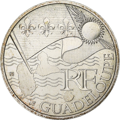 Francia, 
            
               10 Euro, 
            
               Guadeloupe