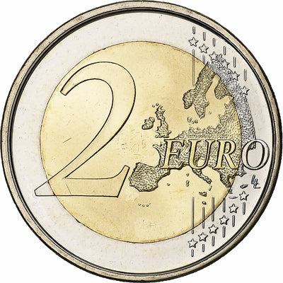 Spagna, 
            
               2 Euro, 
            
               10 Years of Euros Cash