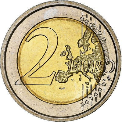 Italia, 
            
               2 Euro, 
            
               10 Years of Euros Cash