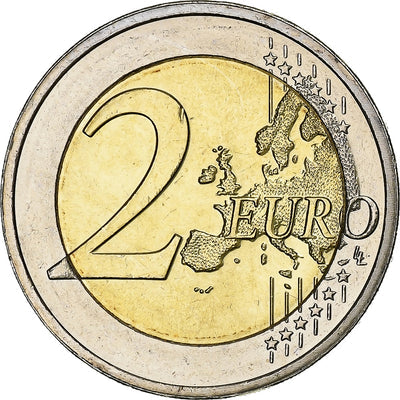 Lussemburgo, 
            
               2 Euro, 
            
               10 Years of Euros Cash