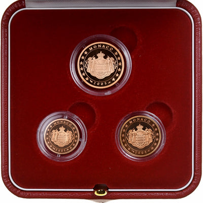 Monaco, 
            
               Set 1 ct., 
            
               2 cts. & 5 cts.