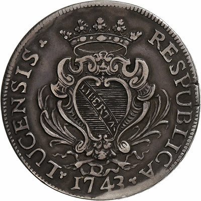 Republic of Lucca, 
            
               Scudo, 
            
               1743