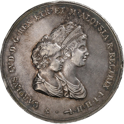 Kingdom of Etruria, 
            
               Charles Louis, 
            
               10 Lire