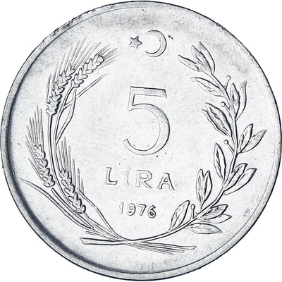 Italia, 
            
               5 Lire, 
            
               1976