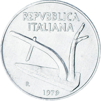 Italia, 
            
               10 Lire, 
            
               1979