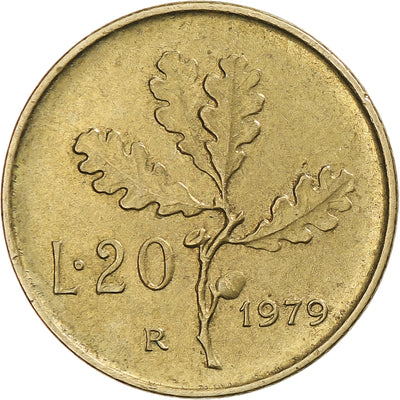 Italia, 
            
               20 Lire, 
            
               1979