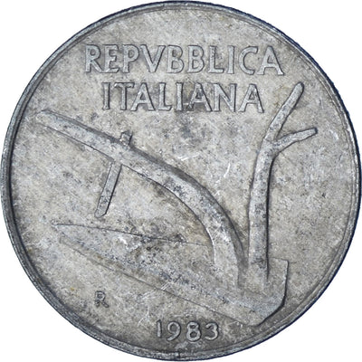 Italia, 
            
               10 Lire, 
            
               1983