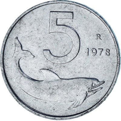 Italia, 
            
               5 Lire, 
            
               1978