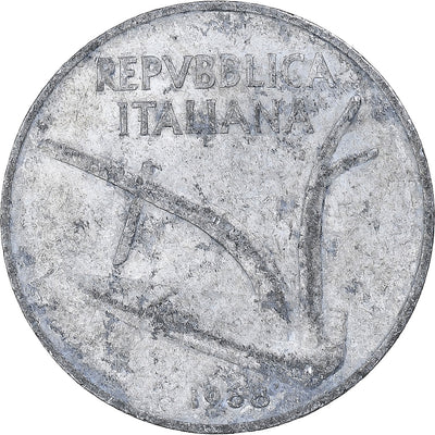 Italia, 
            
               10 Lire, 
            
               1988