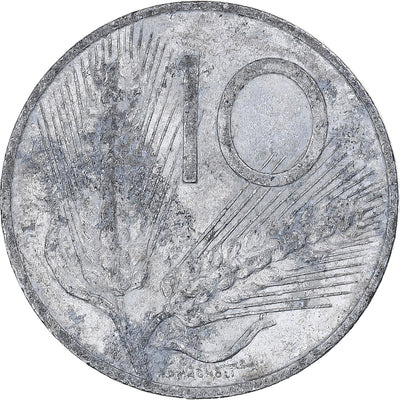 Italia, 
            
               10 Lire, 
            
               1988