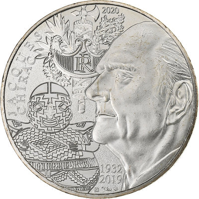 Francia, 
            
               10 Euro, 
            
               Jacques Chirac