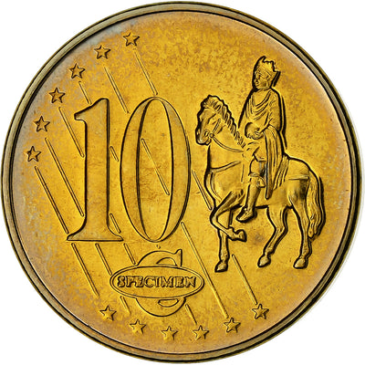 Slovenia, 
            
               10 Euro Cent, 
            
               unofficial private coin