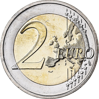 GERMANIA - REPUBBLICA FEDERALE, 
            
               2 Euro, 
            
               Colourized