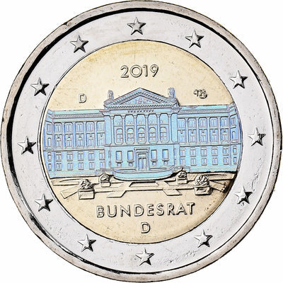 Germania, 
            
               2 Euro, 
            
               Bundesrat