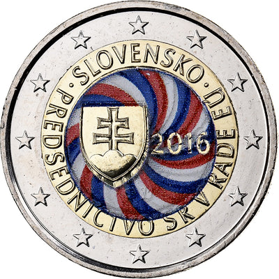 Slovacchia, 
            
               2 Euro, 
            
               Présidence de l'UE