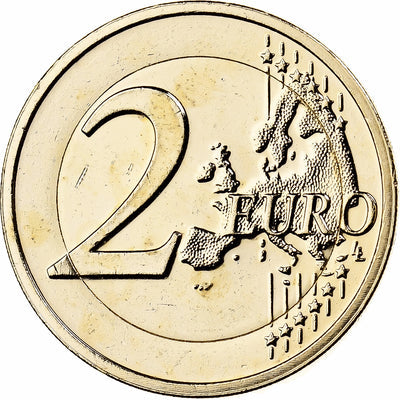 Lettonia, 
            
               2 Euro, 
            
               Fantaisy coinage .Dorée