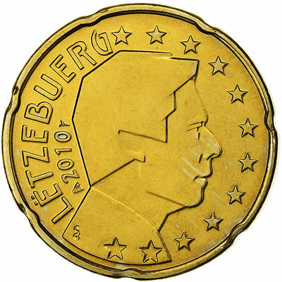 Lussemburgo, 
            
               20 Euro Cent, 
            
               2010