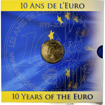 Unione Europea, 
            
               Euro set 20 x 2€ + token, 
            
               10 ANS DE L'EURO