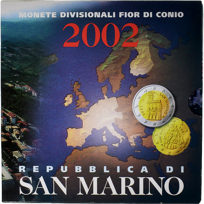 San Marino, 
            
               1 Cent to 2 Euro, 
            
               BU