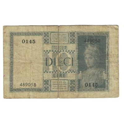 Banconote, 
            
               Italia, 
            
               10 Lire